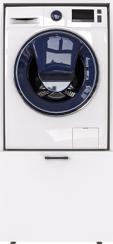 Meuble pour machine à laver et sèche-linge, en kit, 181 x 70 x 60,5 cm,  pieds réglables : : Gros électroménager