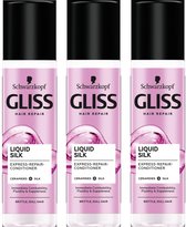 Gliss Anti-Klit spray – Liquid Silk - Voordeelverpakking 3 x 200 ML