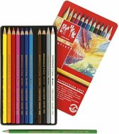 Crayons aquarellables Supracolor II - Diverse couleurs - L: 17 cm - 2 x 12 pièces