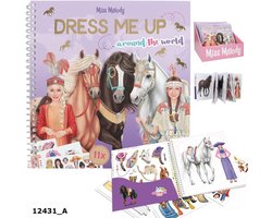 foto van Depesche - Miss Melody Dress me up Around the World stickerboek