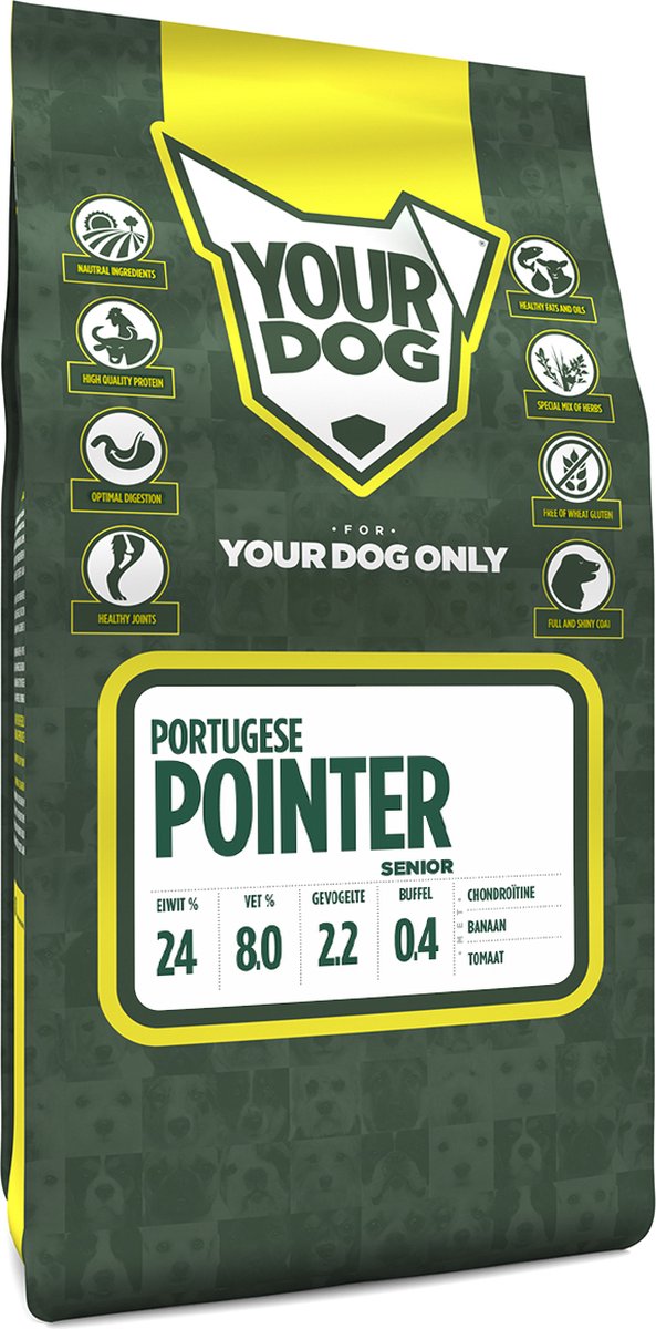 Yourdog Yourdog Portugese pointer Rasspecifiek Senior Hondenvoer 6kg | Hondenbrokken