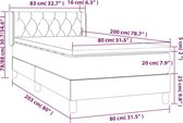 vidaXL-Boxspring-avec-matelas-tissu-noir-80x200-cm