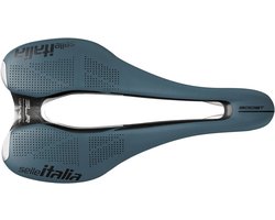Selle Italia Slr Boost Gravel Superflow Ti 316 Zadel Blauw 145 mm