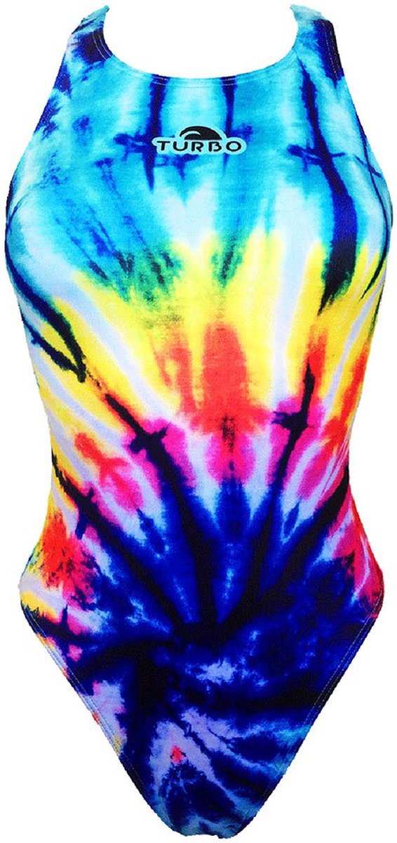 Turbo Wide Strap Swirl Zwemkleding Blauw 3XL Vrouw Royal