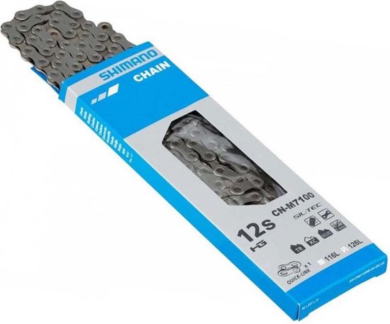 Shimano Ketting Cn-m7100 12s 126 Schakels Zilver van Shimano — afbeelding 2
