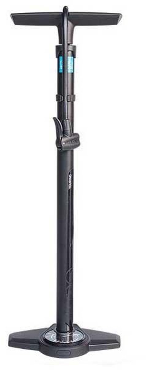 Pro Vloerpomp Touring Met Drukmeter Fv/av 65 Cm Zwart - Sclaverand - Presta - Frans - Dunlop - Autoventiel — afbeelding 5