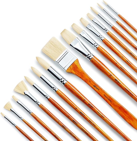 Luxe Pinceaux avec spatule et éponge - convient pour peinture
