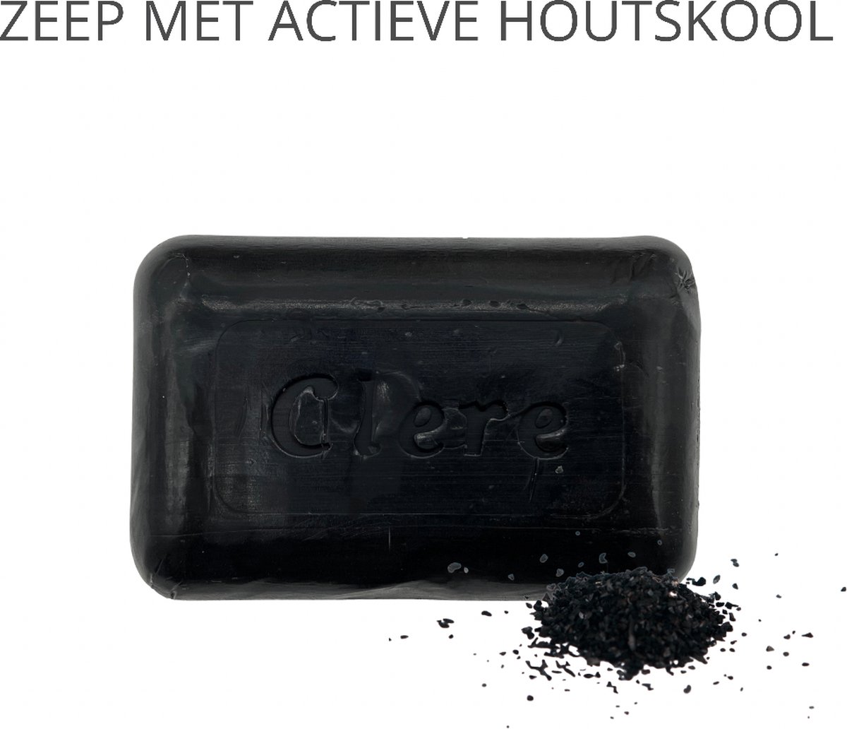 Active Houtskool Zeep - Carbon Active Soap - Savon solide - Karamat Collection