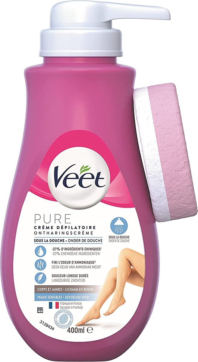 Goedkoopste Veet - Ontharingscrème onder de douche, gevoelige huid - 400ml