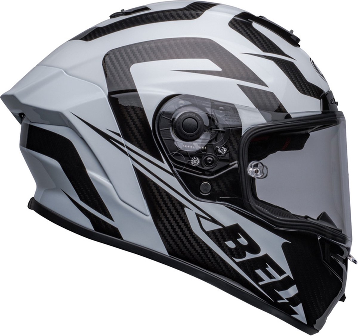 Bell Race Star Dlx Flex Labyrinth Design Gloss White Black Helmet Full Face XL - Maat XL - Helm