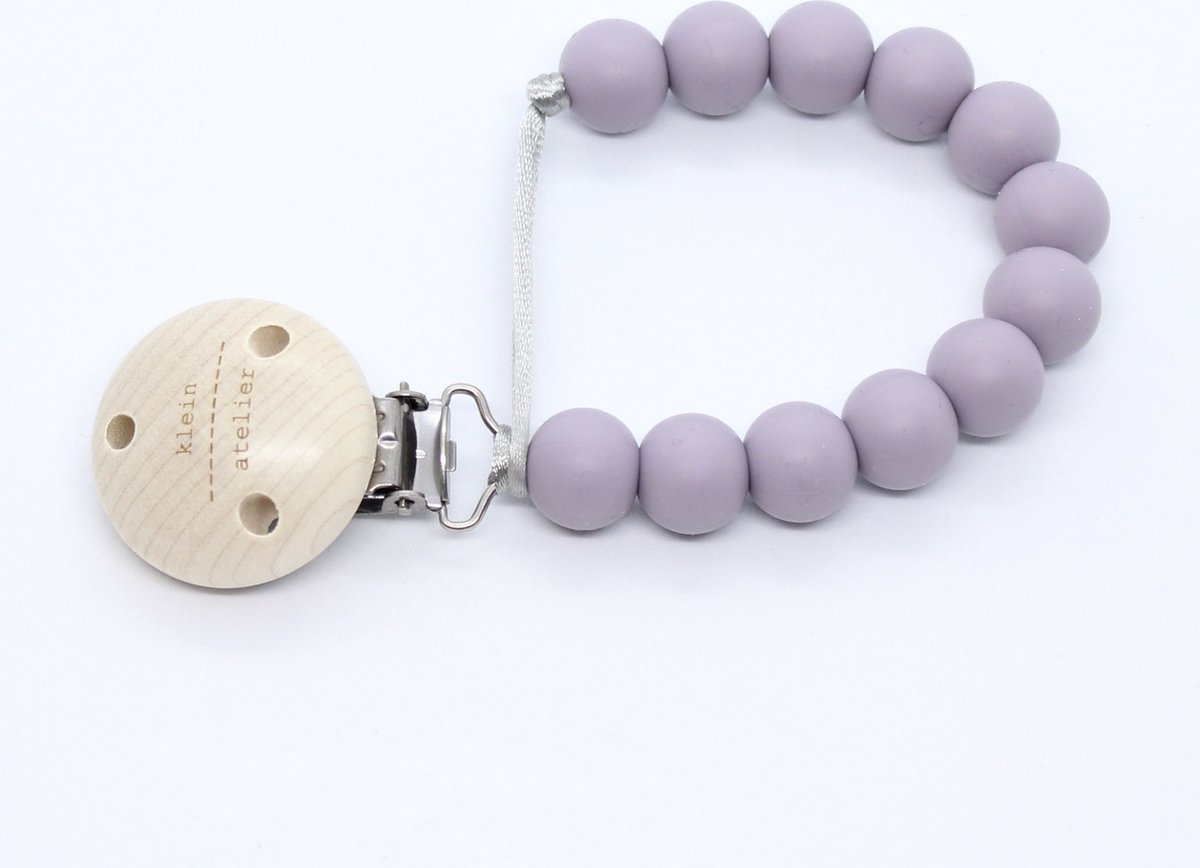 Goedkoopste Fopspeenketting uni-color lavender