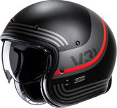 Hjc V31 Byron Black Red Mc1Sf Open Face Helmets S - Maat S - Helm