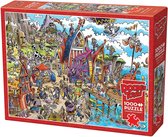 Cobble Hill puzzle 1000 pieces - Doodletown Viking village