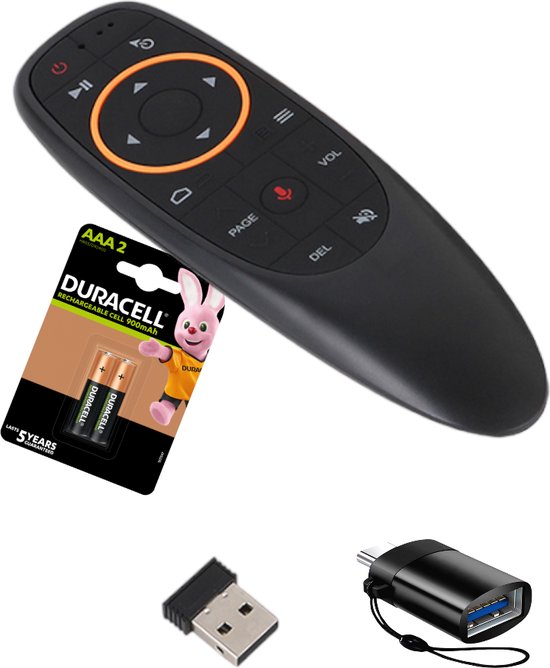 Air Mouse Presentatie klikker- Afstandsbediening Presenter- Inclusief  batterij - Voice... | bol.com