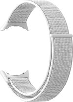 Nylon bandje - geschikt voor Google Pixel Watch / Pixel Watch 2 - wit