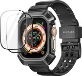 SUPCASE UB Pro Apple Watch Ultra Band avec Protecteur d'écran Zwart