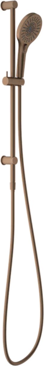 Handdouche met Glijstang – Geborsteld Satijn Brons PVD Messing – 3 Standen – Luxe Design