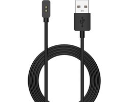 Oplader - USB oplaadkabel - geschikt voor Xiaomi Redmi Band 2 / Redmi Watch 3 Active / Redmi Watch 5 Lite & Active - 1 meter - zwart