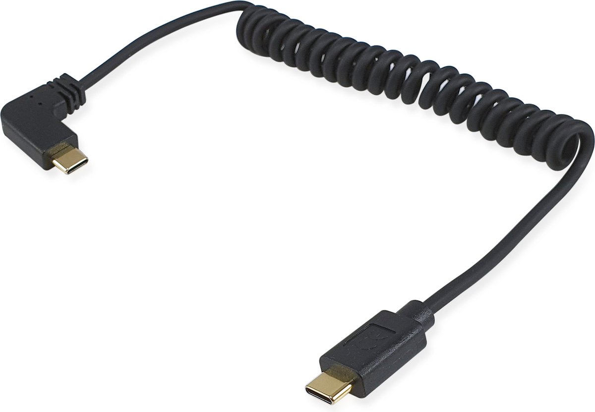 USB-kabel 1 meter USB 2.0 USB C Zwart