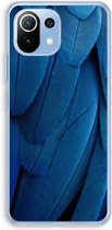 Case Company® - Coque Xiaomi Mi 11 Lite - Paon - Coque souple pour téléphone - Protection tous côtés et bord d'écran