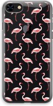 Case Company® - Hoesje geschikt voor iPhone 8 hoesje - Flamingo - Soft Cover Telefoonhoesje - Bescherming aan alle Kanten en Schermrand