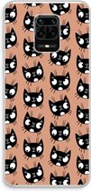 Case Company® - Coque Xiaomi Redmi Note 10 Lite - Chat - Coque souple pour téléphone - Protection tous côtés et bord d'écran