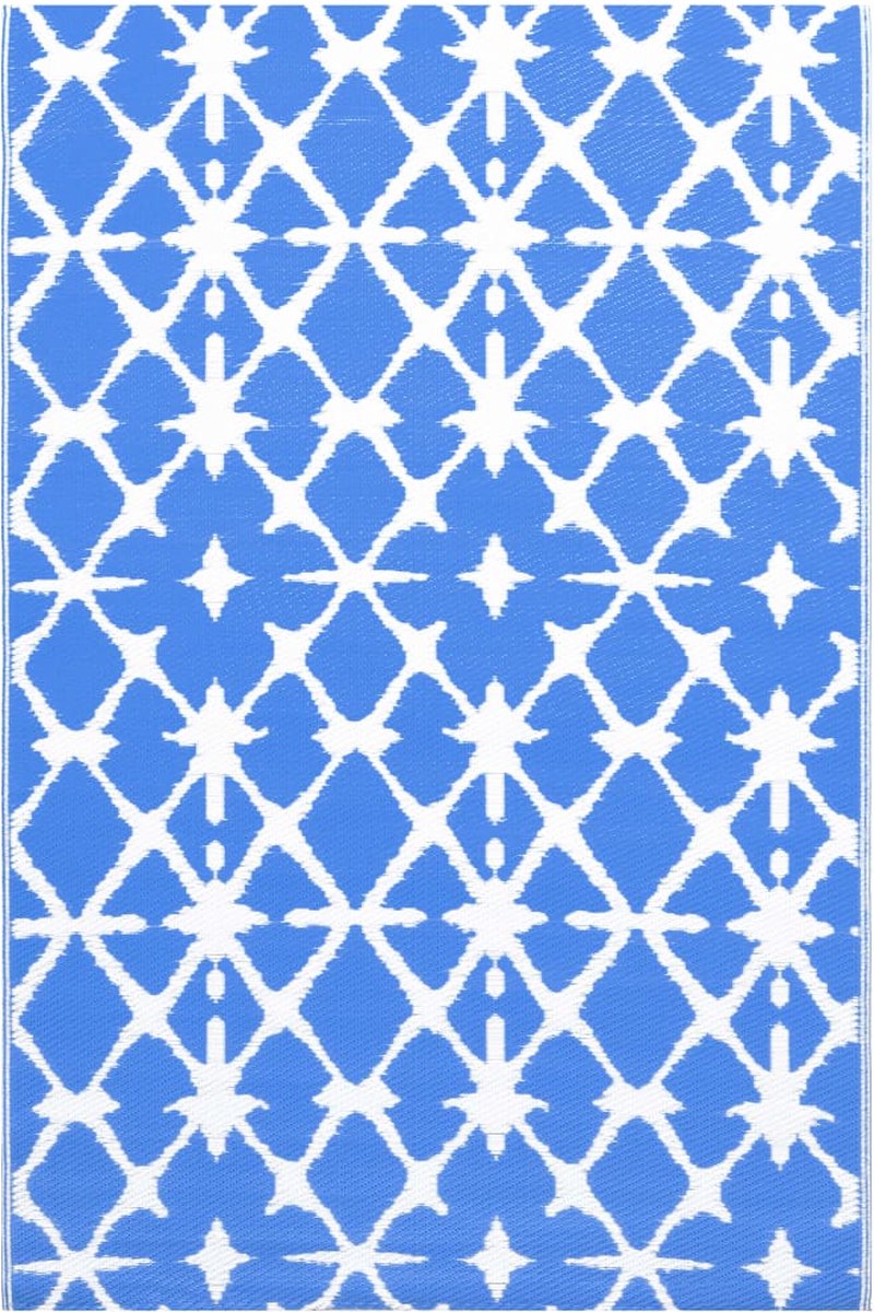 vidaXL-Buitenkleed-160x230-cm-PP-blauw-en-wit