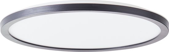 BRE-Light Panneau de plafond apparent LED Sorell 29cm noir/blanc Plastique télécommande Dimmable en interne via la télécommande LED 18 W intégrée (flux lumineux : 2500lm, couleur de la lumière : 3000-6500K)