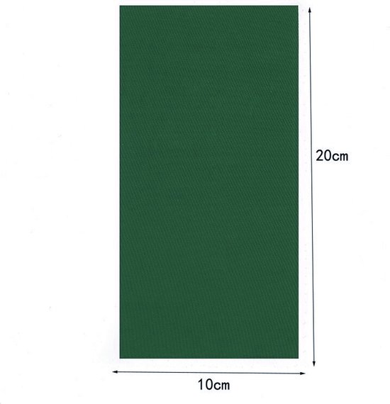 GEAR3000® kleding reparatie - patch - reparatiedoek - waterdicht - sticker - groen