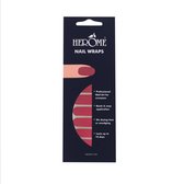 Herome Nail Wraps Magenta - Stickers pour ongles - Nail Art - Sans temps de séchage - 2x10 stickers