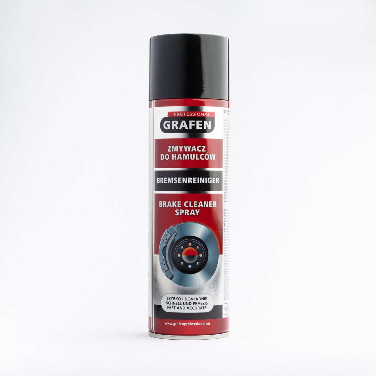 Grafen Professional Remmenreiniger - 500ml - Krachtige Snelreiniger & Ontvetter - Voor Remschijven, Koppeling & Motoronderdelen - Sneldrogend