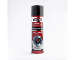 Grafen Professional Remmenreiniger - 500ml - Krachtige Snelreiniger & Ontvetter - Voor Remschijven, Koppeling & Motoronderdelen - Sneldrogend