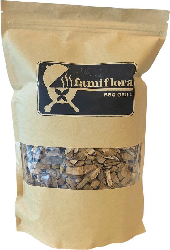 Foto: Famiflora bbq rooksnippers appelhout 1700ml