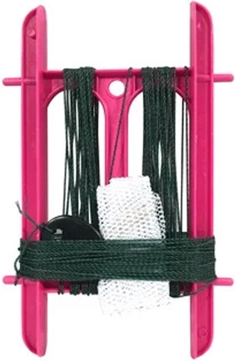 Gebro Lijn Krabhengel / vishengel voor krabbetjes - roze - 13 m