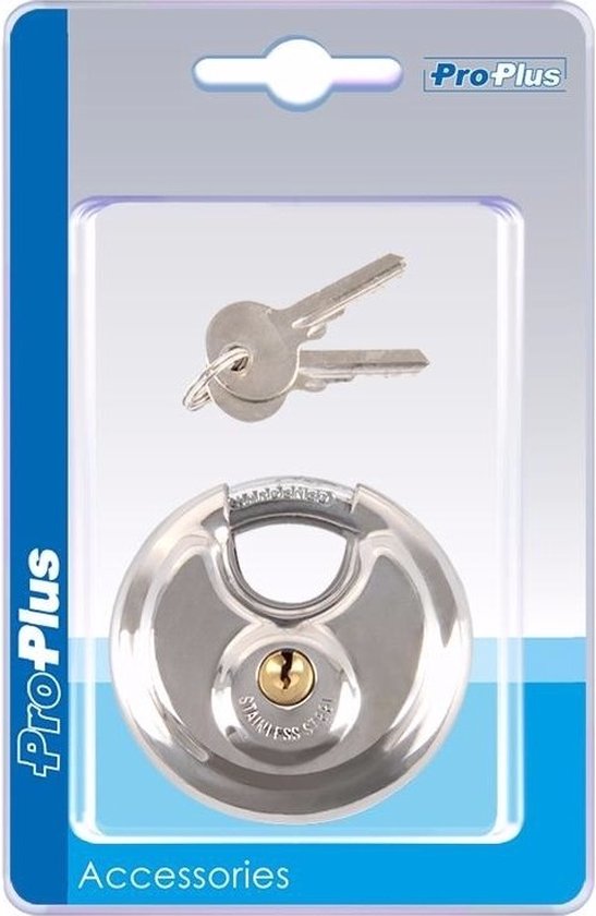 Chaîne avec bloque-disque - acier - 3 m - 4 mm - antivols à chaîne