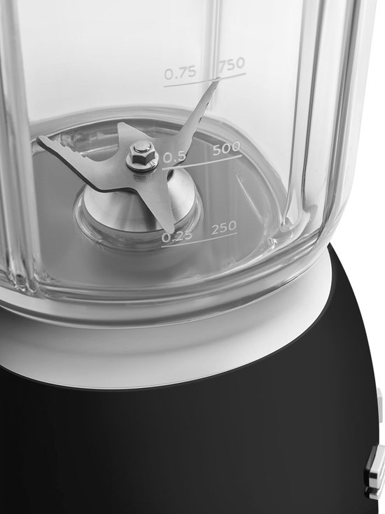 SMEG BLF03BLEU - Blender - Zwart - 800W - 1,5L - Jaren '50 Stijl van SMEG — afbeelding 4
