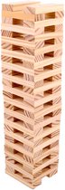60 blokken Stapelspel - Jenga - Stapeltoren / Gezelschapsspel - Actiespel / ca. 7x2.3x1 cm