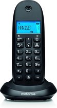 Motorola C1001CB+ Téléphone DECT simple - Écran Blauw - Fonction mains libres - Fonction Callblock