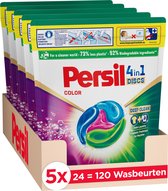 Bol.com Persil Discs Color Doy - Wascapsules - Voordeelverpakking - 5 x 24 Wasbeurten aanbieding