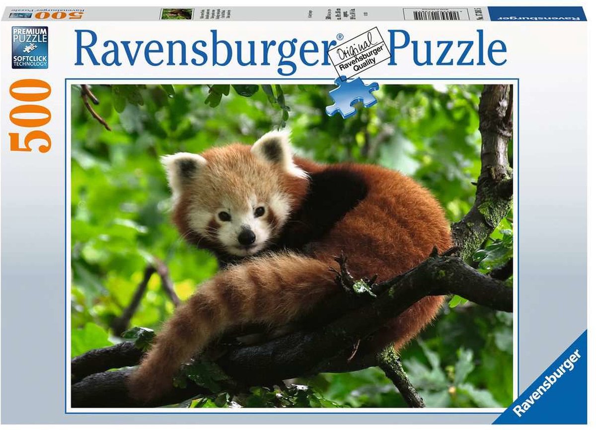 Ravensburger Schattige rode panda - Legpuzzel - 500 stukjes