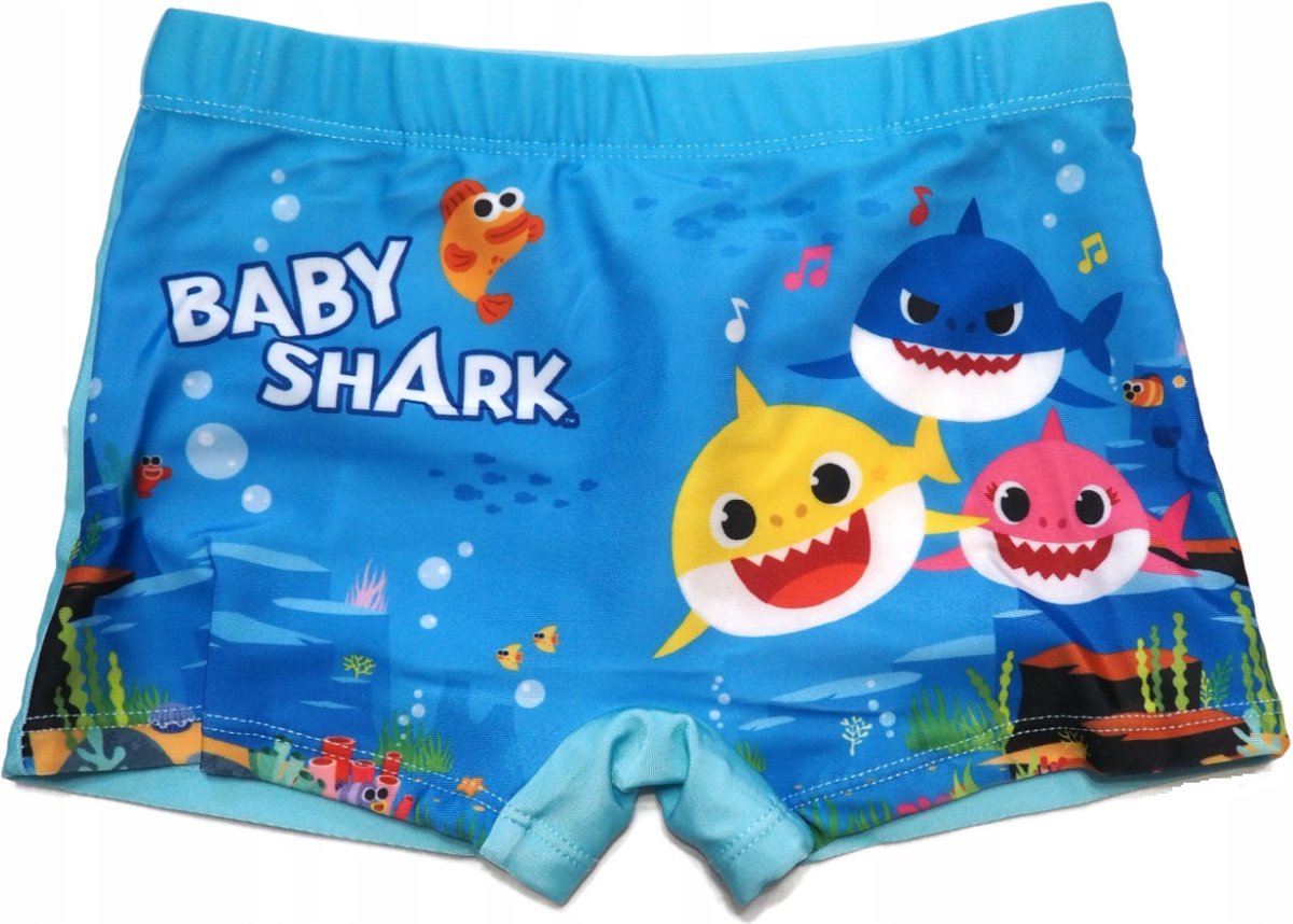 Zwembroek Baby Shark - jongens - maat 104/110