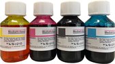 Dye Refill Inkt universeel voor HP Set 4 kleuren