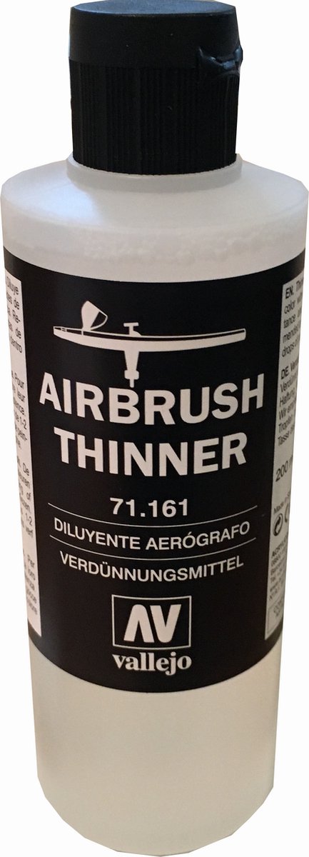 VAL71261 Vallejo Airbrush Thinner 17ml (Small Size) #71261 - Sprue Brothers  Models LLC