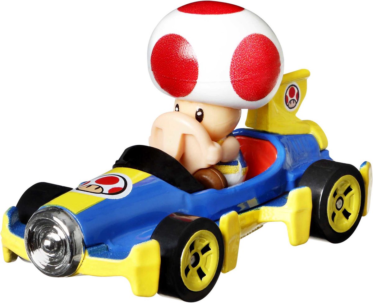 Hot Wheels - Mario Kart - Toad - Mach 8 - 1:64