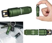 Olight USB Keychain Mini lampe de poche verte rechargeable lampe torche de poche rechargeable sans câble