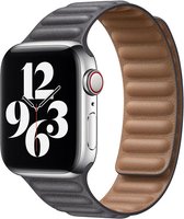 Leren Band voor Apple Watch (42/44/45,49mm) - Size M/L (230mm) - Grijs