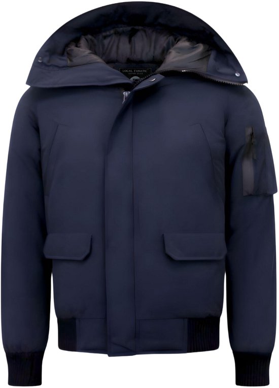Heren Winterjassen Korte Model- 8821 - Blauw