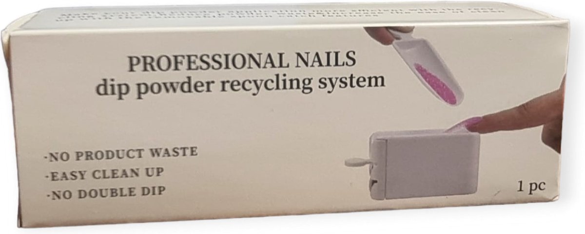 Goedkoopste AliRose - Nail Art - Glitter Recycle Box - 2 Laags - Professional Art - Nagellak