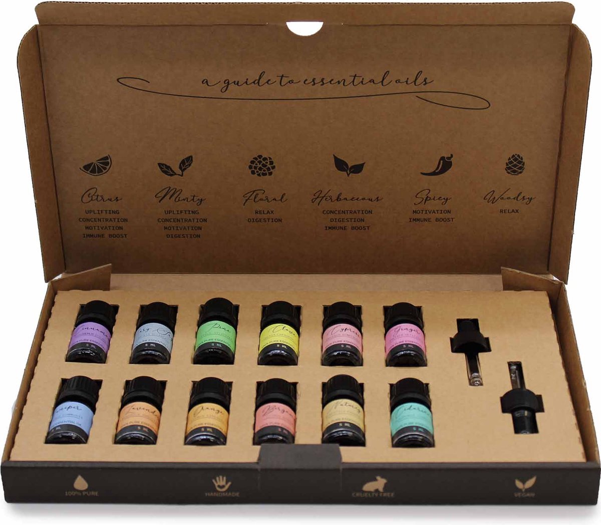 Goedkoopste Etherische Oliën Starters Set - Herfst Set- 5ml - Essentiële Oliën Set Aromatherapie