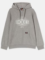 Dickies Rockfield Hooded Sweatshirt - Grey Melange - Heren - Maat L